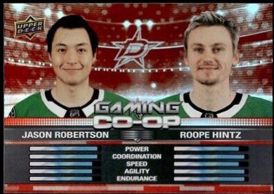 Jason Robertson / Roope Hintz #CGO-16 Hockey Cards 2024 Upper Deck Gaming Co-Op