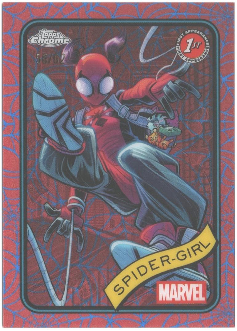Spider-Girl Blue & Red Spider Web Refractor
