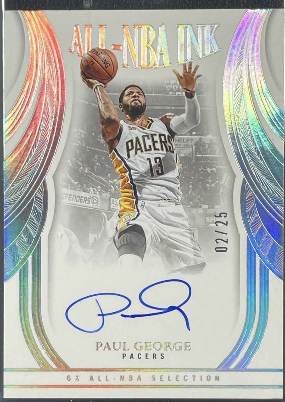 Paul George #1 2024 Panini Flawless All NBA Ink