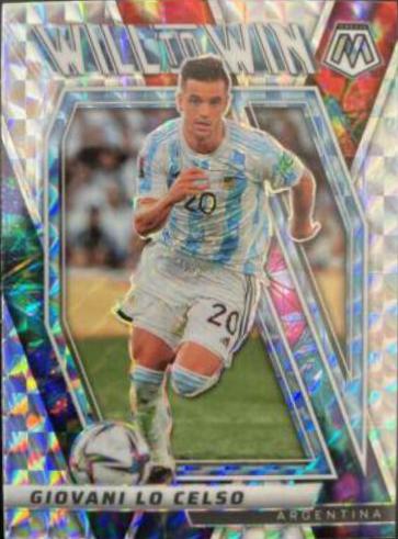 Giovani Lo Celso #35 Soccer Cards 2021 Panini Mosaic Road to FIFA World Cup Will to Win