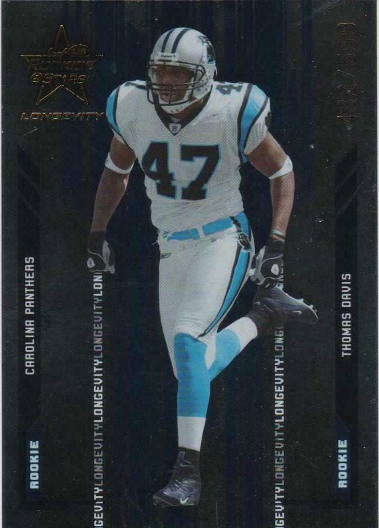 Thomas Davis #247 2005 Leaf Rookies & Stars Longevity Football
