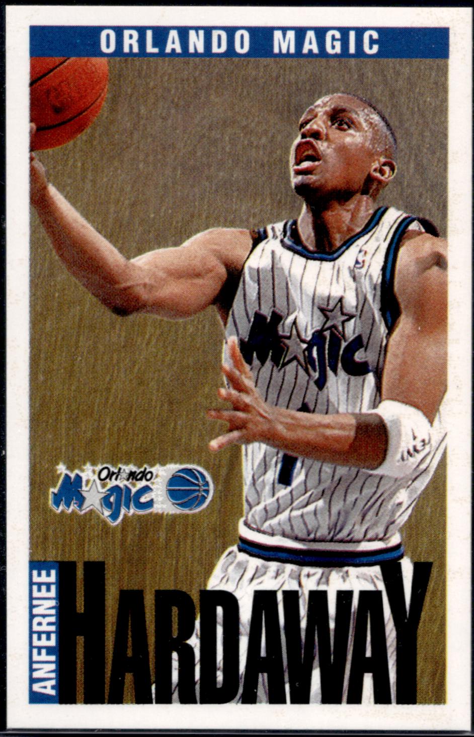 Anfernee Hardaway #42 Basketball Cards 1996 Panini Stickers