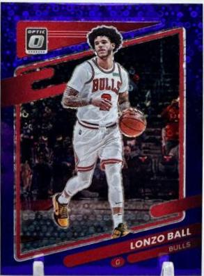 Lonzo Ball [Fast Break Purple] #114 Prices | 2021 Panini Donruss