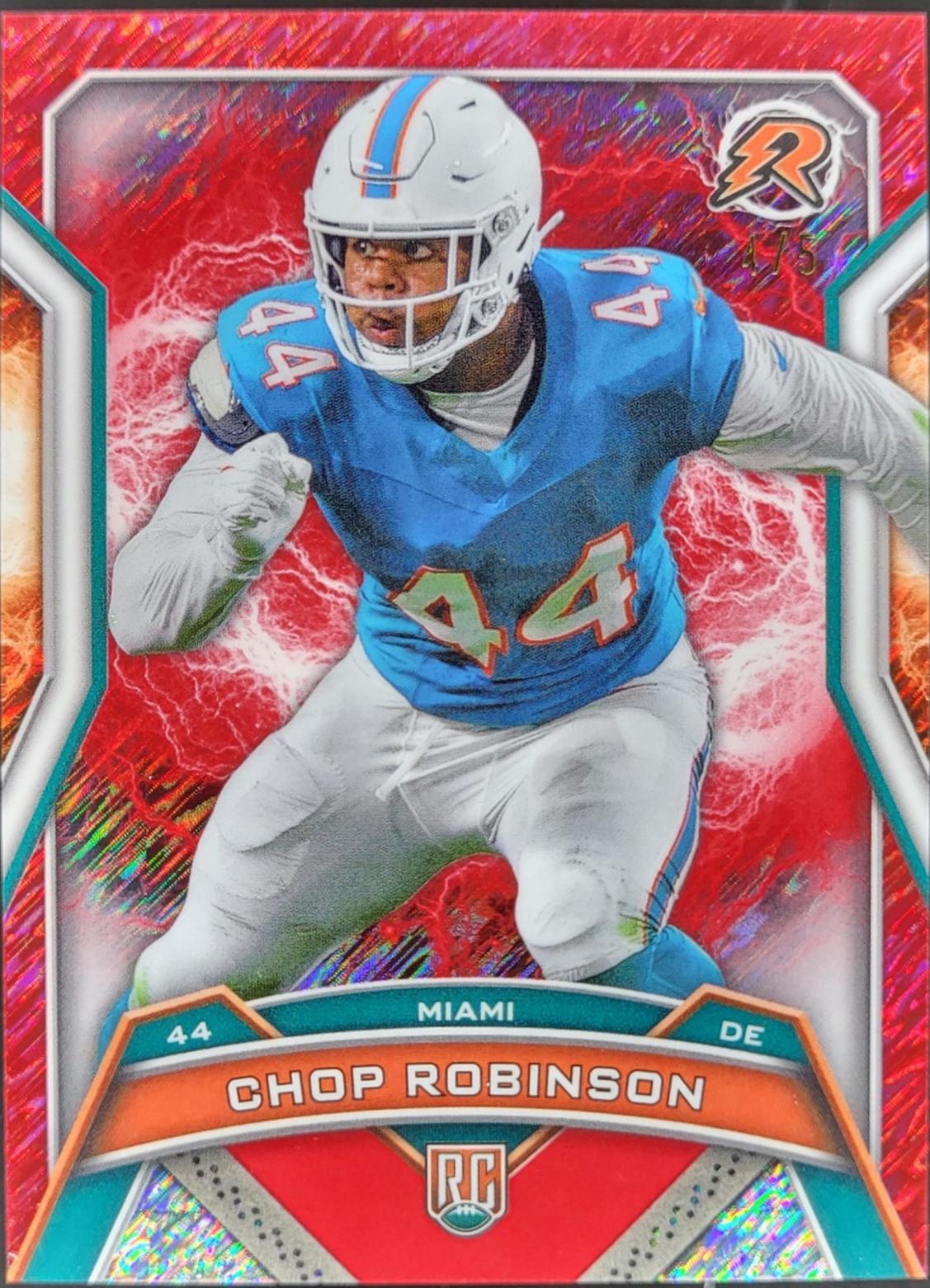 Chop Robinson [Red Static] #160 Prices | 2024 Topps Resurgence ...