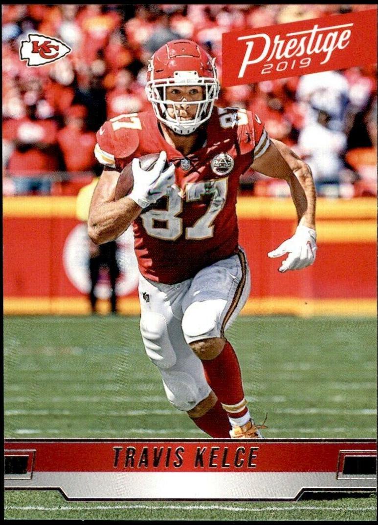 Travis Kelce #2 Football Cards 2019 Panini Prestige