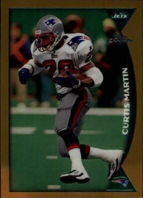Curtis Martin #10 Football Cards 1998 Topps Chrome