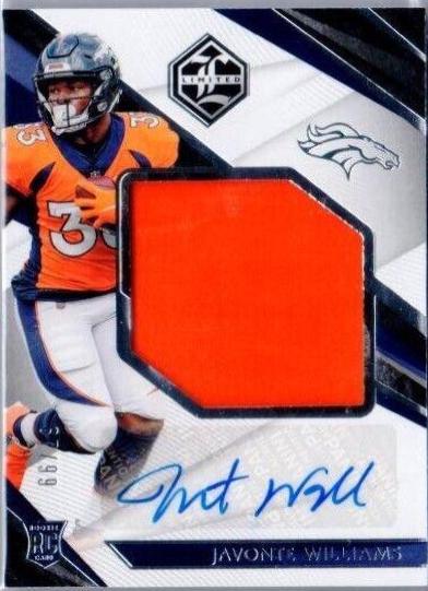 Javonte Williams [Patch Autograph Silver Spotlight] #157