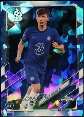 Billy Gilmour #66 2020 Topps Chrome UEFA Champions League Sapphire