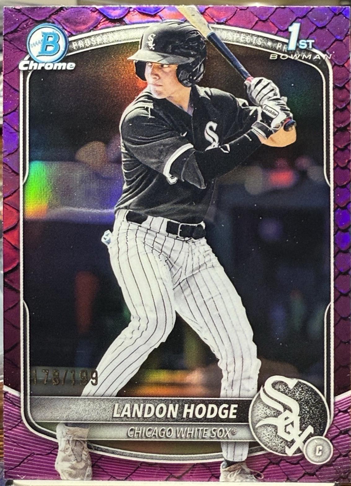 Landon Hodge [Fuchsia Reptilian Refractor] #BDC-93