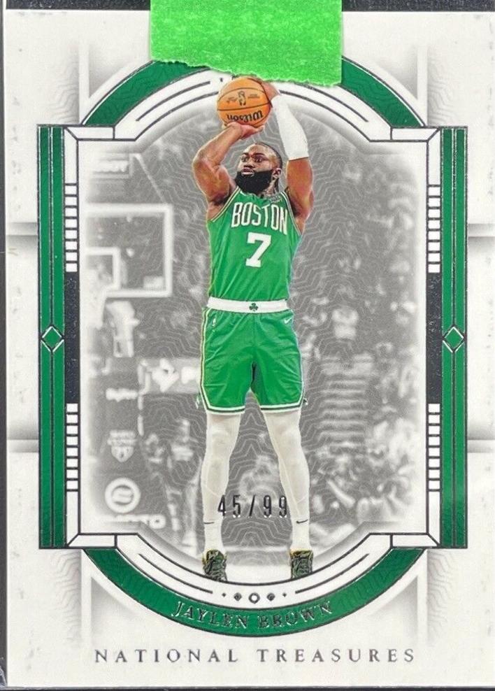 Jaylen Brown #2 Basketball Cards 2023 Panini National Treasures