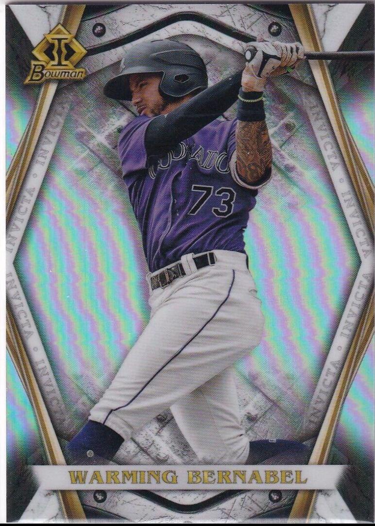 Warming Bernabel #BI-10 Baseball Cards 2022 Bowman Chrome Invicta