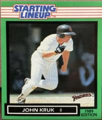 John Kruk Baseball Cards 1989 Kenner Starting Lineup Prices