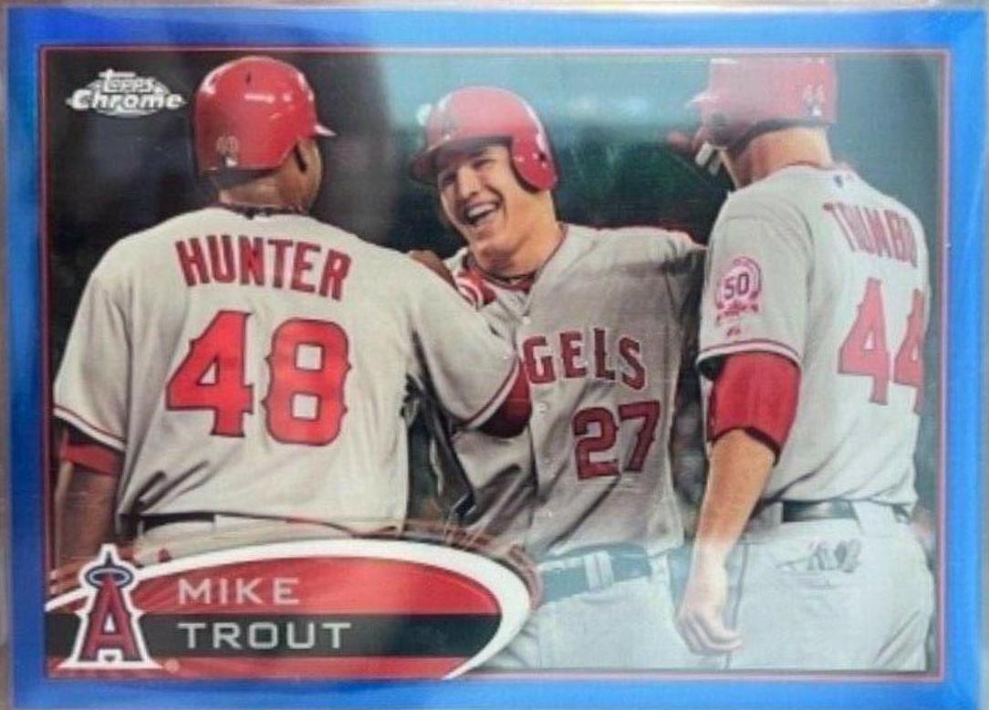 Mike Trout [Blue Refractor] #144 Prices | 2012 Topps Chrome