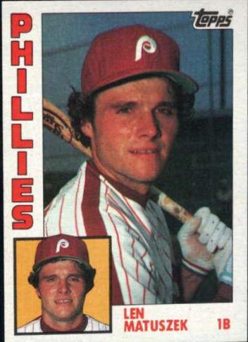 Len Matuszek #275 Baseball Cards 1984 Topps