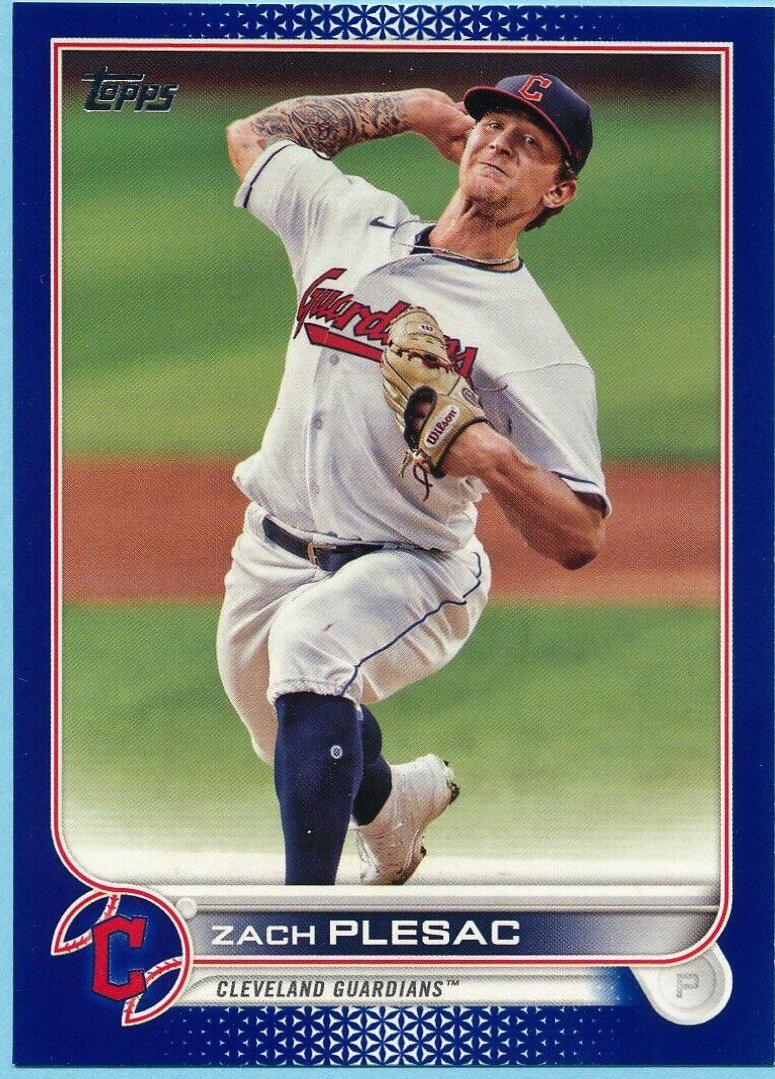 Zach Plesac [Royal Blue] #377