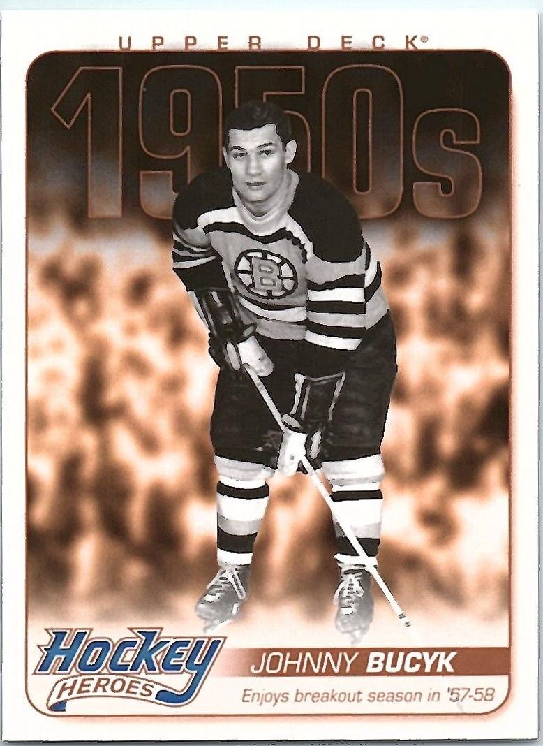 Johnny Bucyk #HH5 Hockey Cards 2011 Upper Deck Hockey Heroes