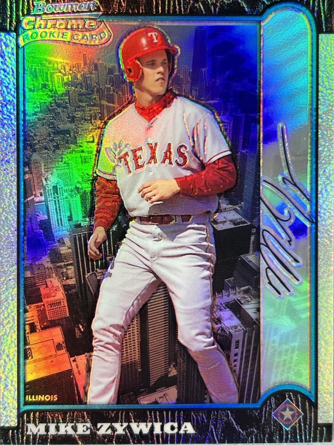 Mike Zywica #172 1999 Bowman Chrome International Baseball