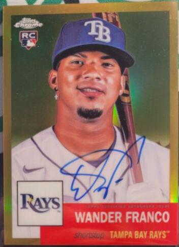 Wander Franco [Gold Refractor] #CPA-WF Prices | 2022 Topps Chrome ...