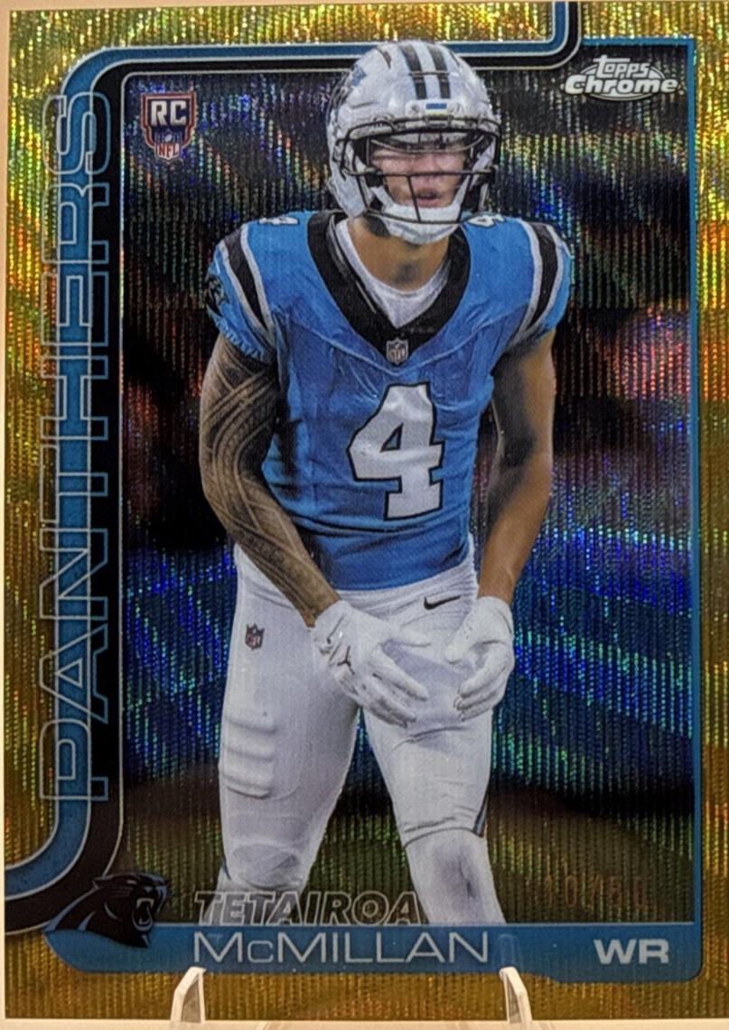 Tetairoa McMillan [Gold Wave Refractor] #326