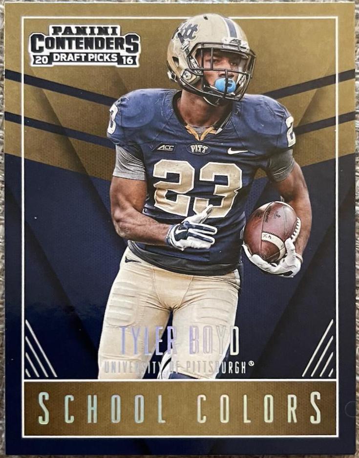 Tyler Boyd #12 Football Cards 2016 Panini Contenders Draft Picks