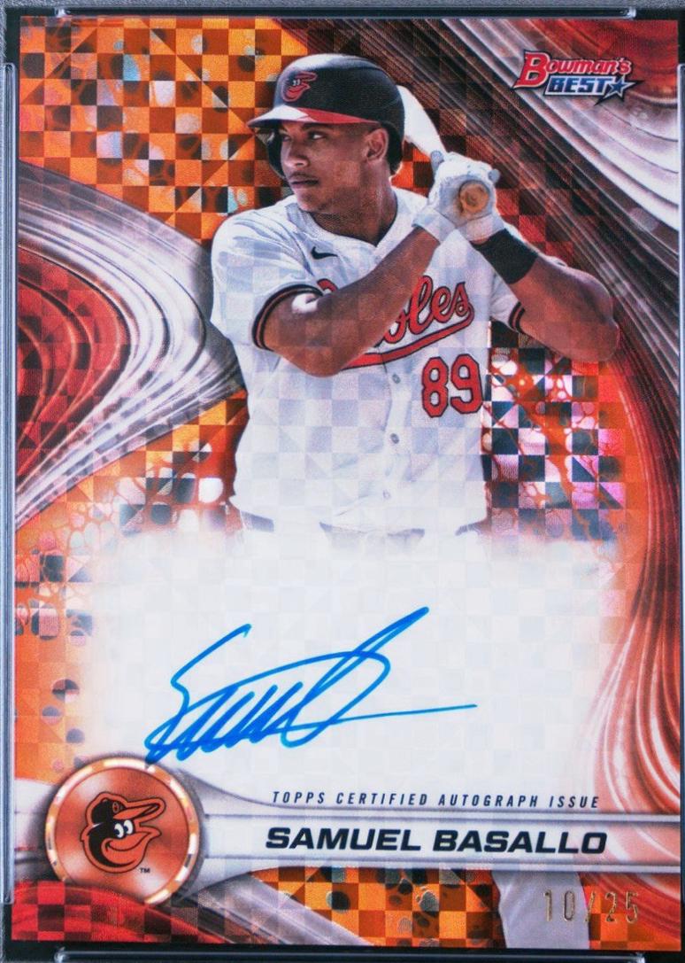 Samuel Basallo [Orange X-Fractor] #B24-SB