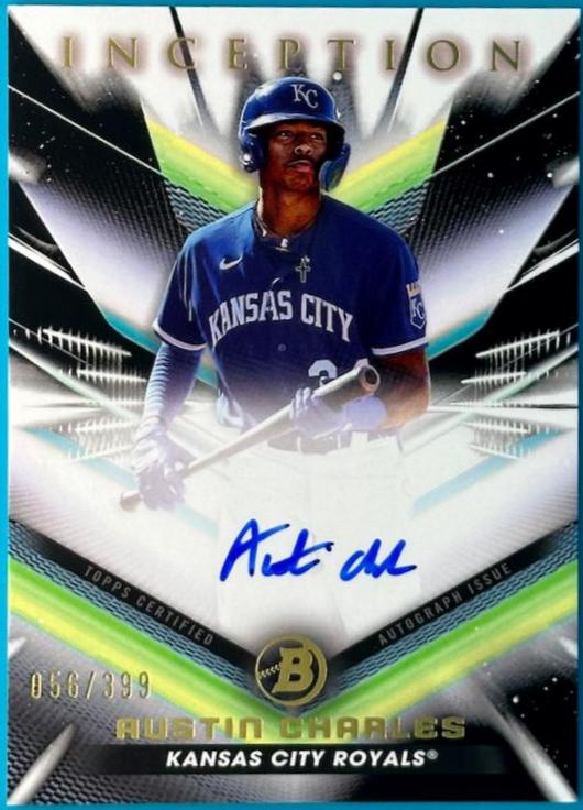 Austin Charles #BPA-AC Baseball Cards 2023 Bowman Inception Autograph