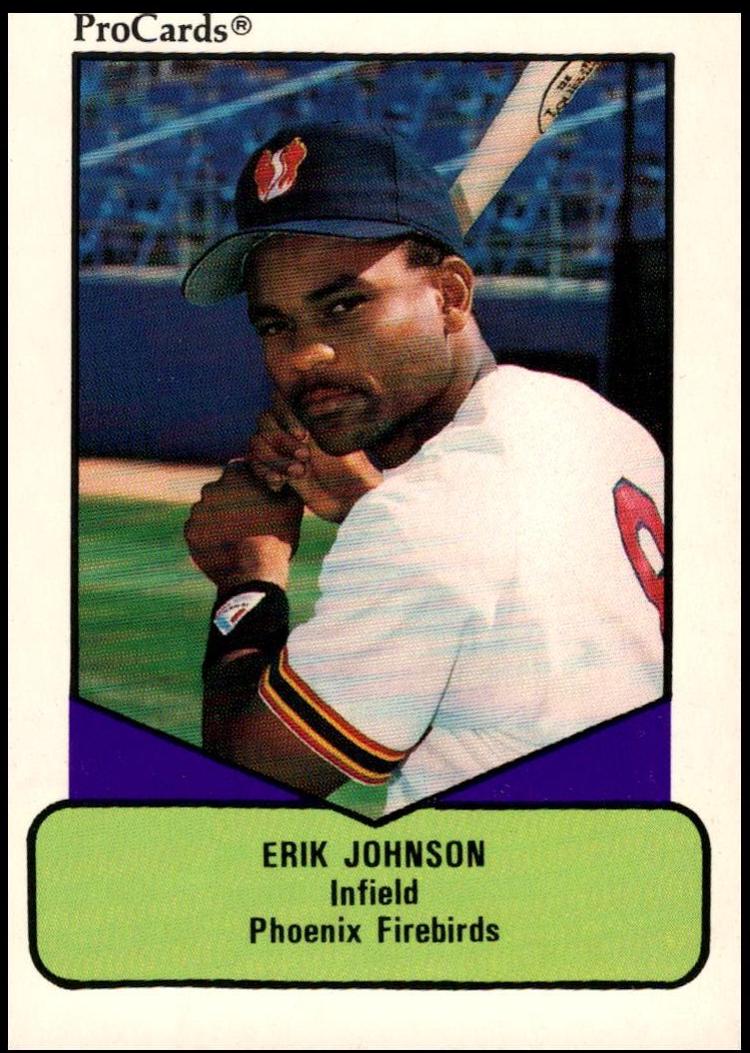 Erik Johnson #45 Baseball Cards 1990 ProCards AAA
