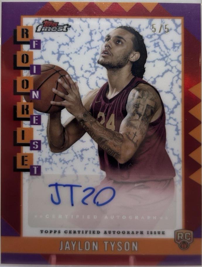 Jaylon Tyson [Red Refractor] #RFA-JT