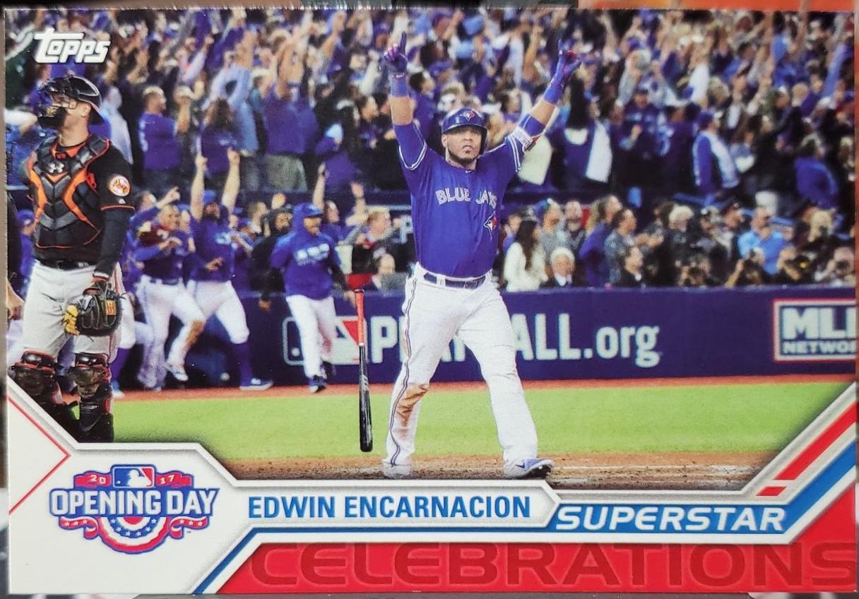 Edwin Encarnacion #SC-18 Baseball Cards 2017 Topps Opening Day Superstar Celebrations
