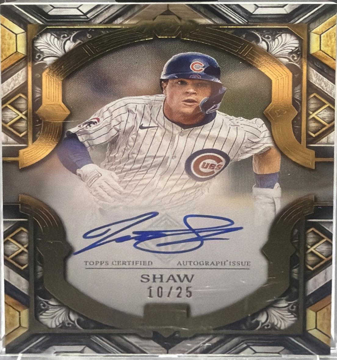 Matt Shaw #TCRSA-MSH 2025 Topps Transcendent Rookie Showcase Autograph Baseball