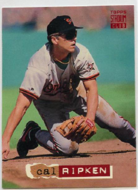 Cal Ripken Jr. #373 Baseball Cards 1994 Stadium Club