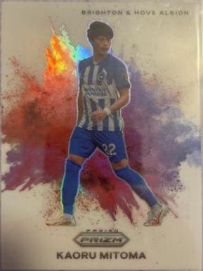Kaoru Mitoma #17 Soccer Cards 2023 Panini Prizm Premier League Color Blast
