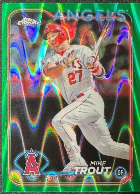Mike Trout [Green Wave Refractor] #200