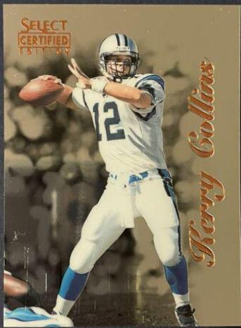 Kerry Collins #17 1996 Select Certified Football