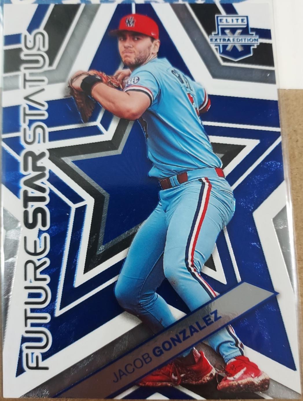 Jacob Gonzalez #FS-16 2023 Panini Elite Extra Edition Future Star Status Baseball