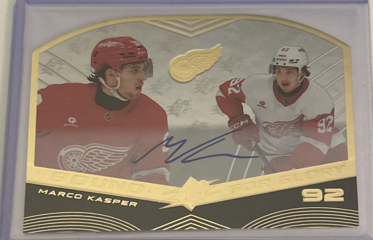 Marco Kasper #BFG-MK 2025 Spx Bound For Glory Autograph Hockey