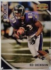 Ed Dickson #189 Football Cards 2010 Panini Gridiron Gear