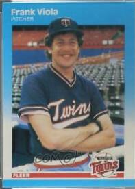 Frank Viola #554 Baseball Cards 1987 Fleer Glossy