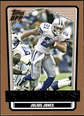 Julius Jones #10 2007 Topps Draft Picks & Prospects Football