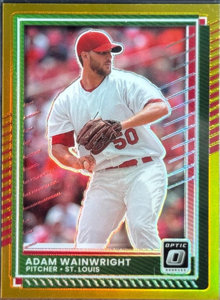 Adam Wainwright [Gold Optic] #36
