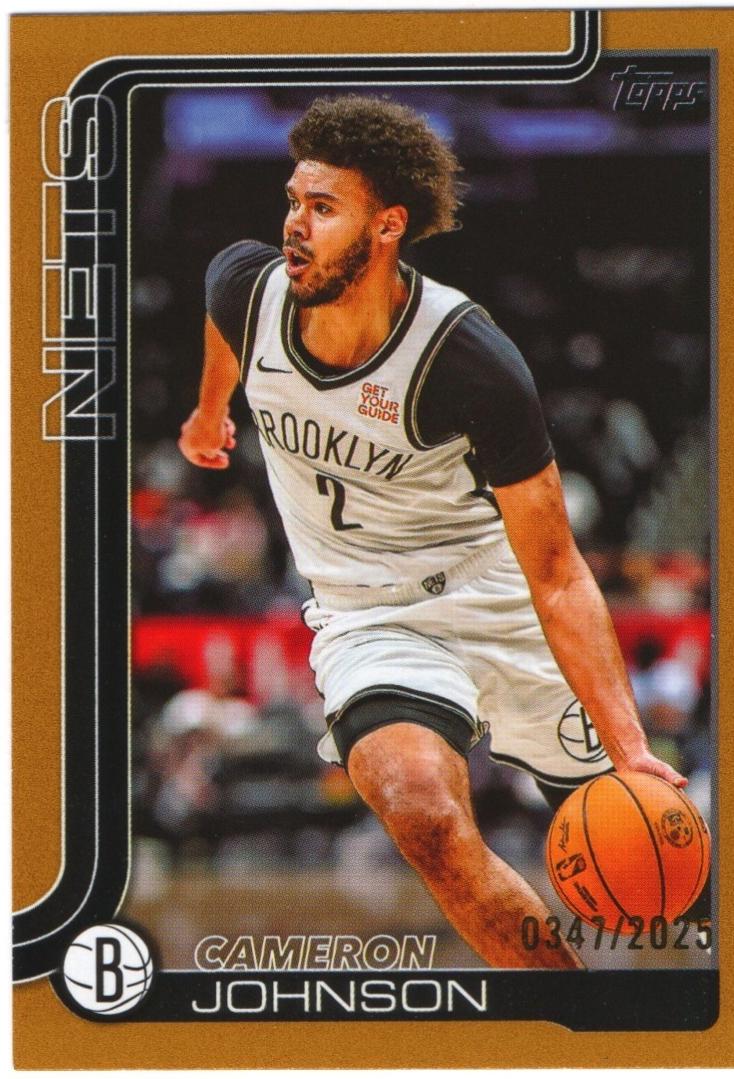 Cameron Johnson [Gold] #13 Prices | 2025 Topps | Basketball Cards
