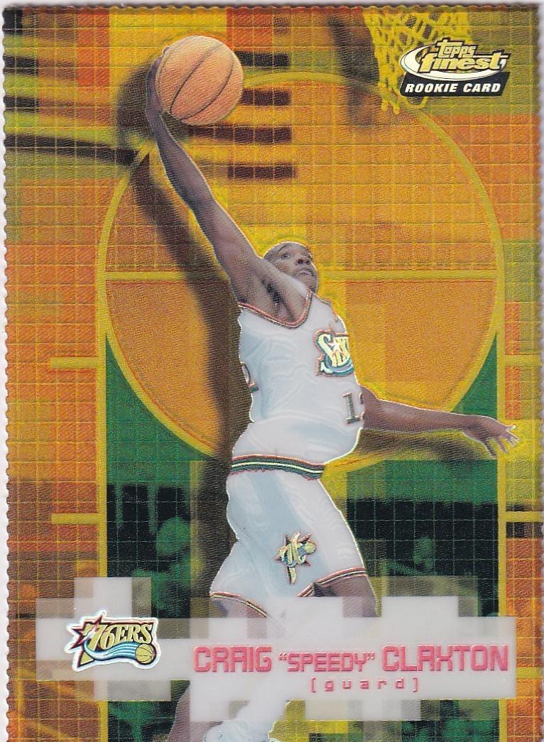 Craig "Speedy" Claxton #144 2000-01 Finest Basketball