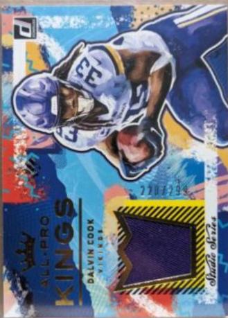 Dalvin Cook #PK18 Football Cards 2021 Panini Donruss All Pro Kings