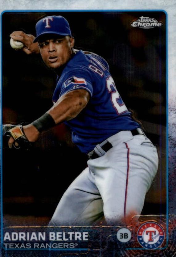 Adrian Beltre #193 2015 Topps Chrome Baseball