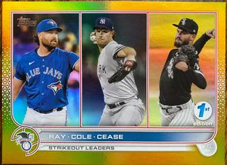 Robbie Ray / Gerrit Cole / Dylan Cease