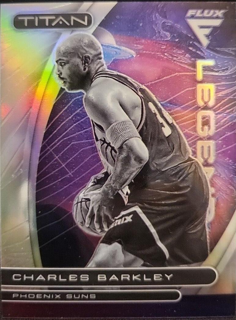 Charles Barkley #8 Basketball Cards 2020 Panini Flux Titan Legends