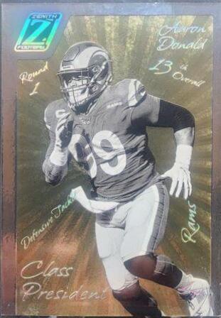 Aaron Donald #CP-2014 Football Cards 2022 Panini Zenith Class President