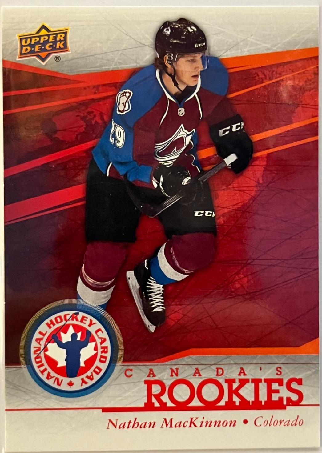 Nathan MacKinnon #NHCD1 Hockey Cards 2013 Upper Deck National Hockey Card Day Canada