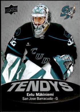 Eetu Makiniemi #T-6 2022 Upper Deck Ahl Tendys Hockey