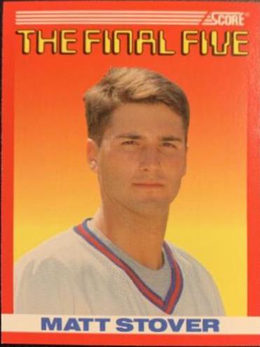 Matt Stover #B1 Football Cards 1990 Panini Score The Final Five